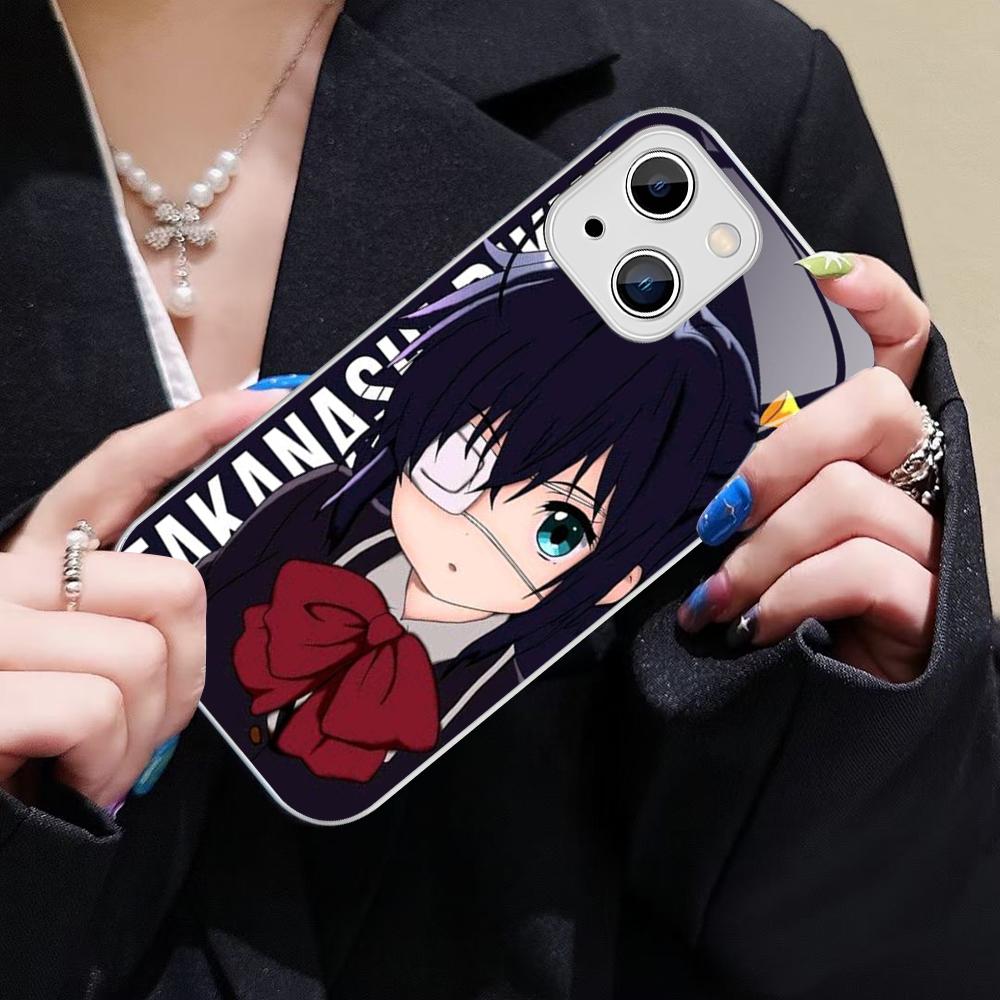 Чехол для телефона Чунибё Рикка Таканаси для iPhone 14 13 12 Mini 11 Pro XS Max X XR 14 Plus Защитное стекло