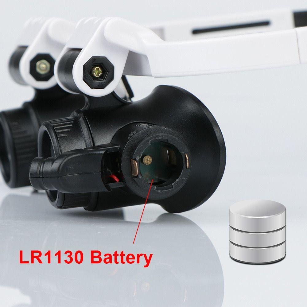 Handsfree Headband Magnifier Goggles- Binocular Glasses Magnifying Glass Coin Inspection