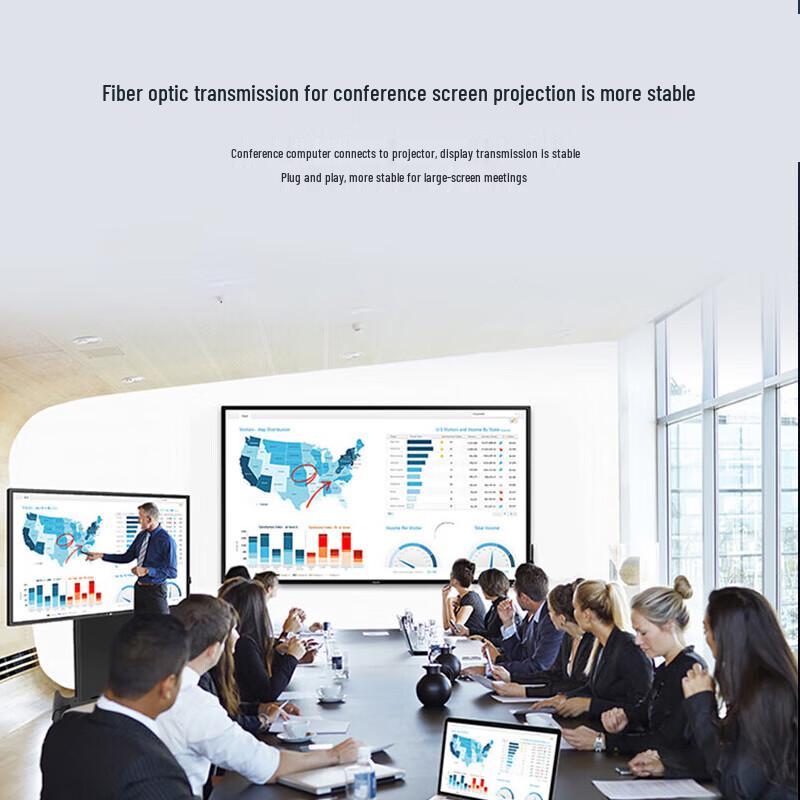 Yeren YRDH-120M DVI to HDMI Fiber Optic Cable