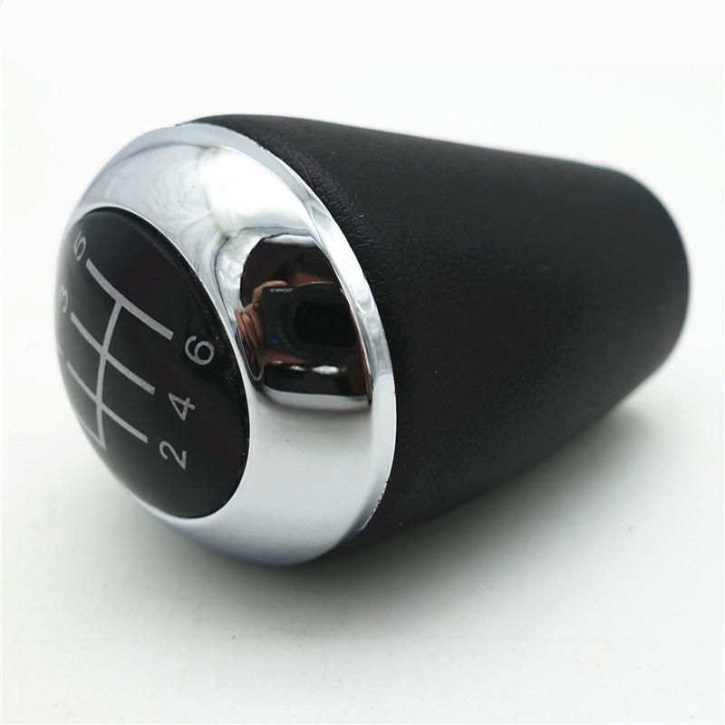 6 Speed PU Leather Gear Shift Knob Lever Shifter Stick Pen For Mazda 3 6 3 Series CX-7 MX-5 2009 2010 2011 2012 2013 2014-2017