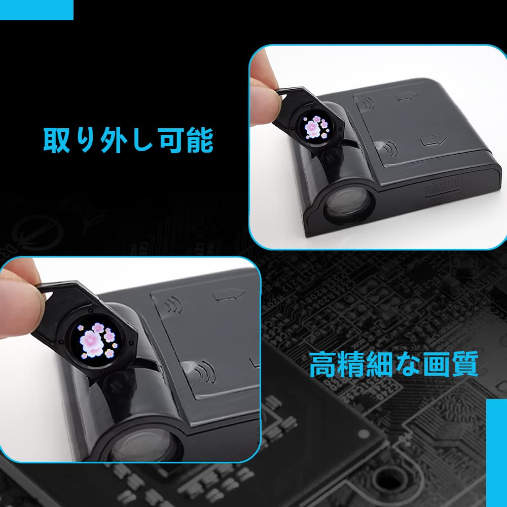 2 шт. Универсальный светодиодный приветственный свет с логотипом автомобиля Honda для радио, подсветка двери Vellfire (вишня в цвету)