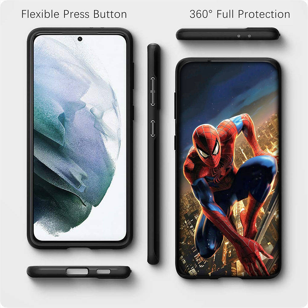 Для Samsung Galaxy S24 S23 iPhone 15 14 Xiaomi Redmi Note 13 12 11 8 Plus 10 9 Pro Max X XR чехол для телефона аниме Человек-паук Человек-паук OPPO Huawei чехол