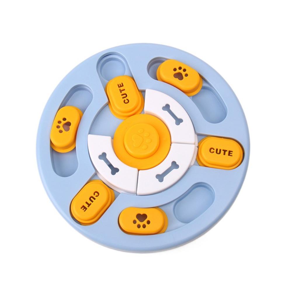 Interactive Dog Puzzle Toy Rotating Pet Leakage Tray Funny Pet Slow Food Bowl  Sniffing Hiding Food