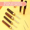 Leather Punching Awl Tool with Protective Lid Leather Craft Punching Awl Tool For Craft Lover And Professional Tailors