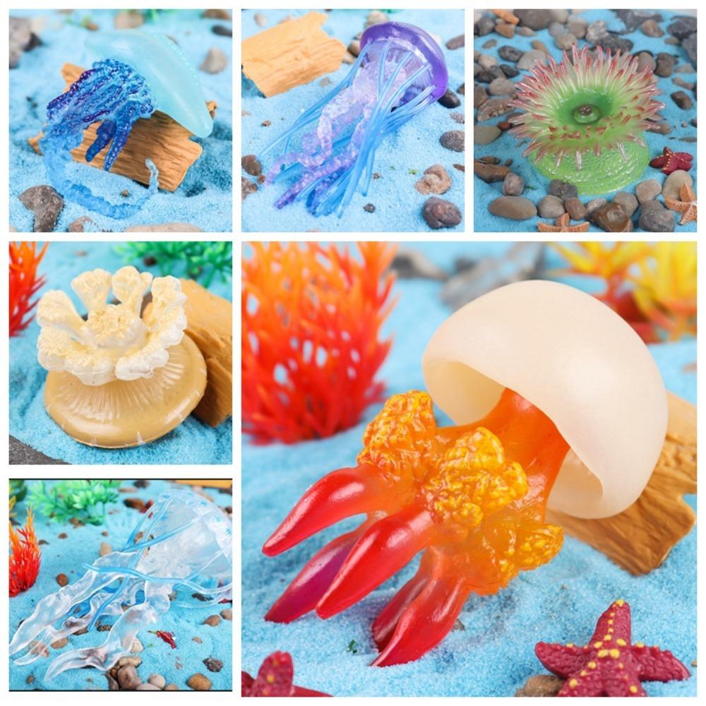 Marine Animals Ocean Animal Figurine Solid Sea Life Model Realistic Ocean Action Figure Collection