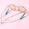Eyeglasses Chain Retro Turquoise Vintage Metal Non-slip Glasses Chain