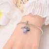 S925 Silver Travel Theme Airplane Luggage Camera Charm Bead DIY Jewelry Bracelet Accessory Set