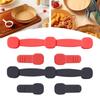 1 шт. Фиксация Магнит для аэрофритюрницы Силиконовая пряжка Не царапающийся Держатель для бумаги для пергаментной бумаги