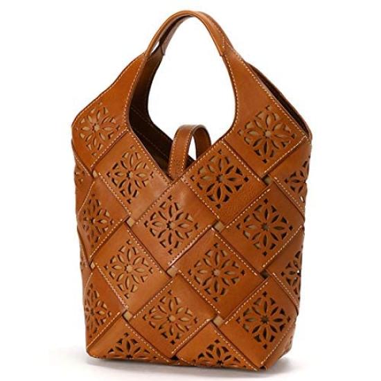 Сумка-тоут Устойчивая Ажурная Черная [Genten]