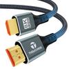 Thsucords 8K 4K HDMI Cable 2M High Speed Braided HDMI Cord 144Hz 48Gbps Compatible with Roku Qualified Billing Available 2.1 8K@60Hz 4K@120Hz