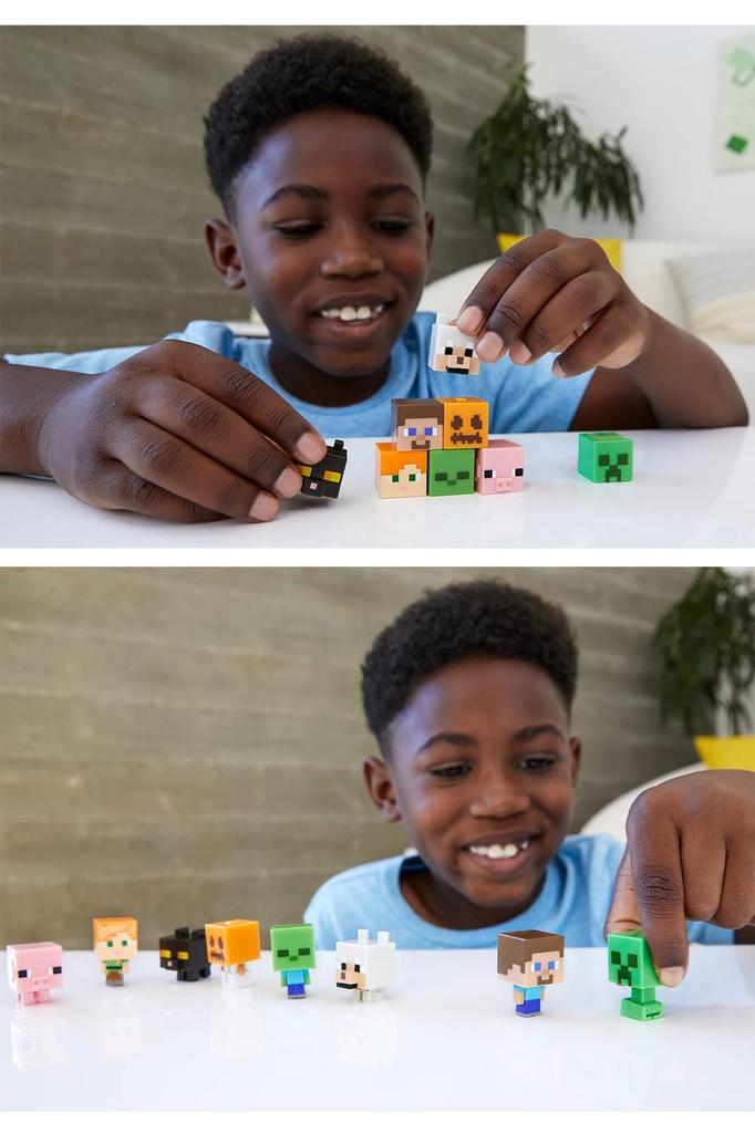 Minecraft Mob Head Mini Figure Mini Assortment Фигурки, проданные в годах и (ШАХТЕРСКОЕ РЕМЕСЛО) [36 ящиков] [6 вверх] 986A-HDV64