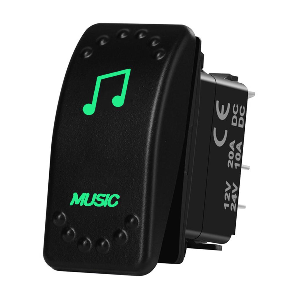 12V 20A Boat Car Rocker Switch ON OFF / ON OFF ON Toggle Switch Green Led Bar Anchor Flood Light for ARB CARLING NARVA 4x4 Truck Battery Switches5