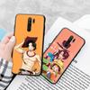 Черный чехол для Xiaomi Redmi 13C Note 9 iPhone XR 7 8 14 15 11 12 13 X XS Pro Max Samsung A25 S23 S24 FE Ultra Plus One Piece Ace