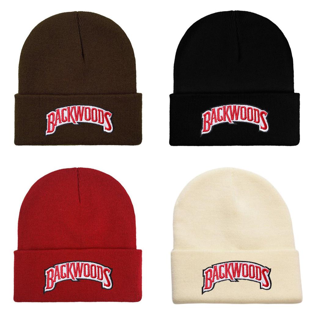 Вышитая шапка-бини Backwoods с регулируемой посадкой для уличной моды и холодной погоды