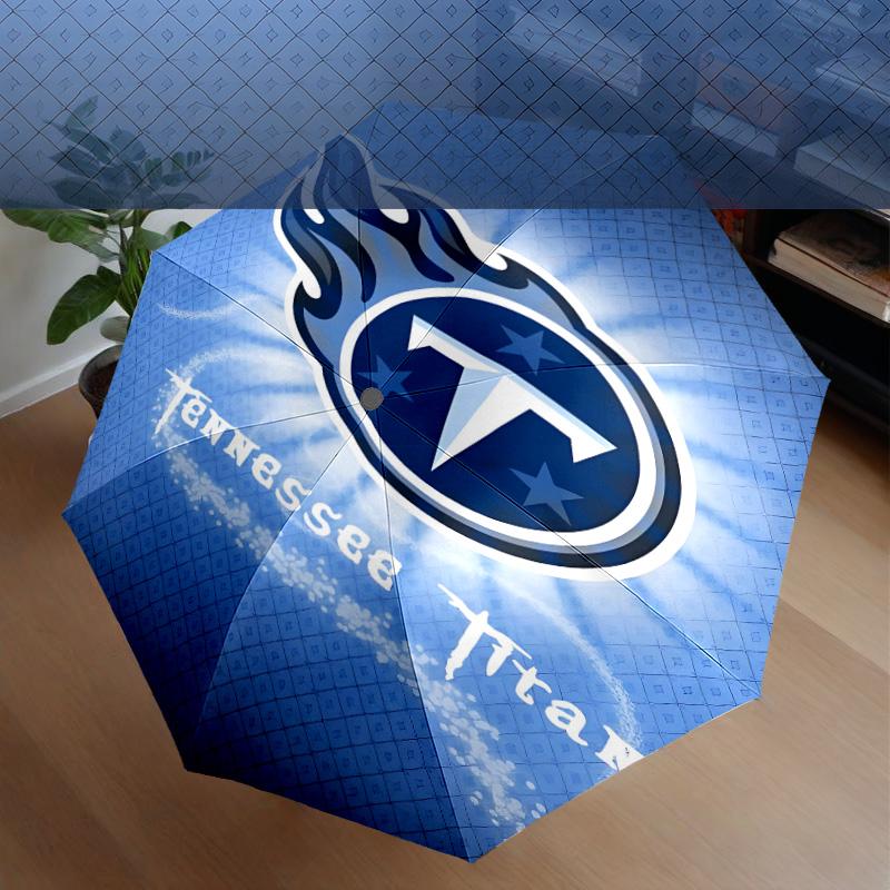 Tennessee Logo Art Umbrella 8-Frame for Travel, Camping, Casual Lightweight Portable Umbrella, Essential for Every Family Holidays Gift