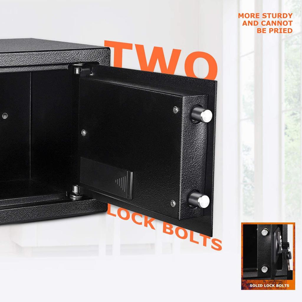 Security Digital Lock Box Safe Deposit Box Cash Jewelry Passport Gun Security With Indicator Money