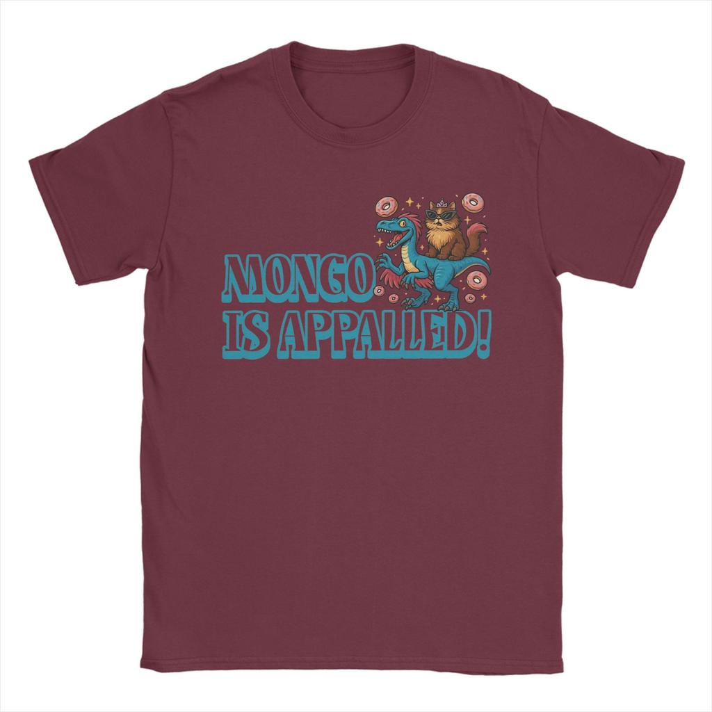 Mongo is Appalled Dungeon Crawler Carl princess donut T Shirts Men Pure Cotton Vintage TShirt O Neck  Tee Shirt Tops Graphic