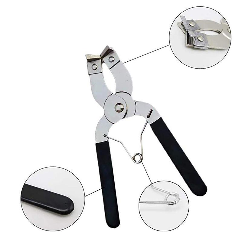 Car Piston Ring Calipers Insertion Clamp Piston Ring Compressor Disassembly Tool Pliers Piston Extension Hose Clamp