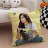 singer soulful WWheein JJung WWheein Cushion Cover Throw Pillow Cover Hidden Button Durable Polyester Chair Cushion