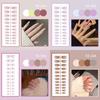 24pcs/set Pearl Glitter Fake Nail Strips Nail Stickers DIY Finished Wearable Manicure