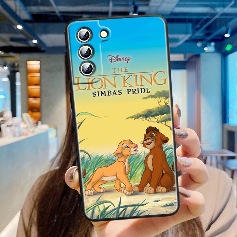 Аниме Король Лев для Samsung Galaxy S24 S23 S22 S21 S20 FE S10 S10E Plus Ultra Pro Lite 5G черный чехол для телефона из ТПУ