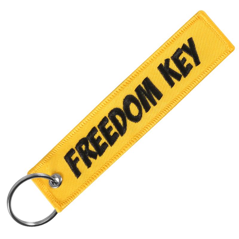 Fashion Car Keychain Key Holder for Cars Motorcycles BRAAAP Key Chains FREEDOM KEY Keychains Jewelry