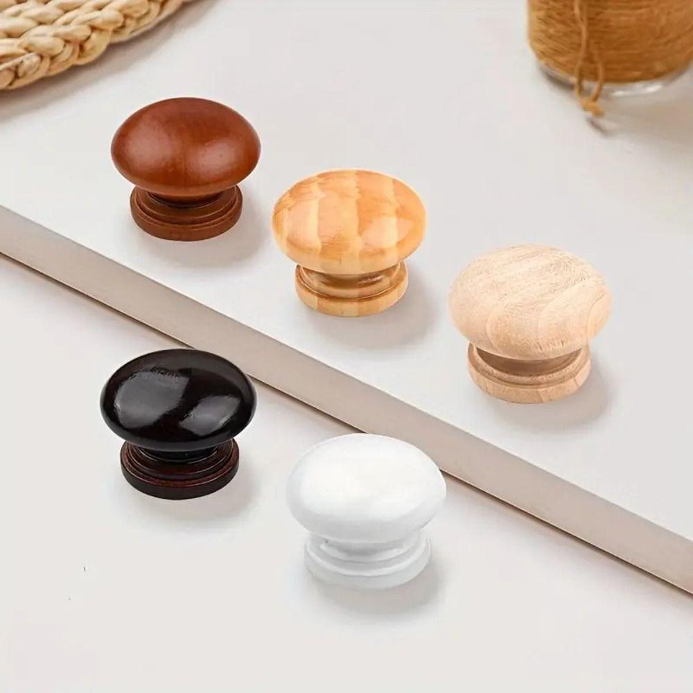 Polished Finish Circular Drawer Handles Easy-Grip Design Dresser Furniture Door Knobs  for Kitchen