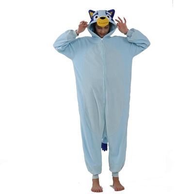 Bluey Onesies женские пижамы Кигуруми мультфильм цельный косплей костюм для Хэллоуина