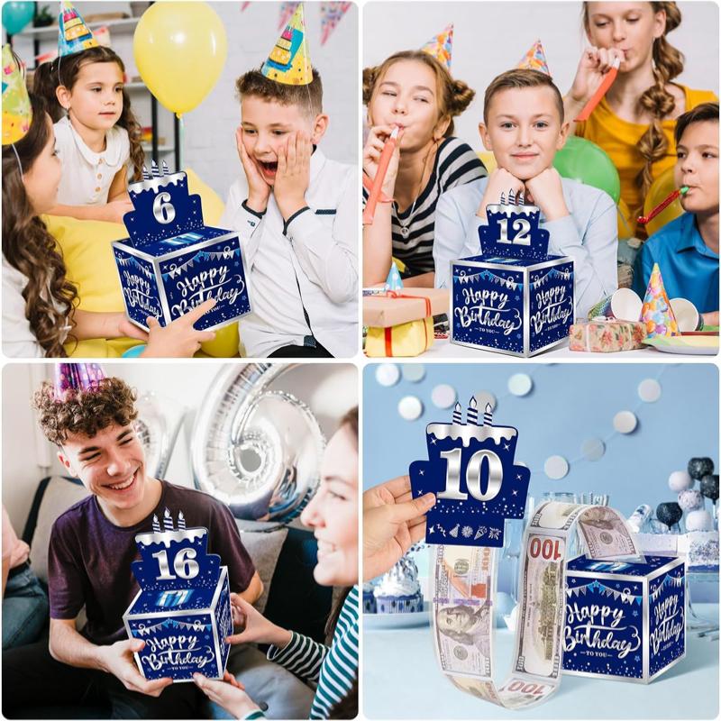 Модели наклеек-копилок Explosion HappyBirthday Happy Birthday можно применять в любом возрасте!