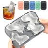 Silicone Ice Cube Tray Corgi Shapes Ice Cube Mold Built-in Funnel Large