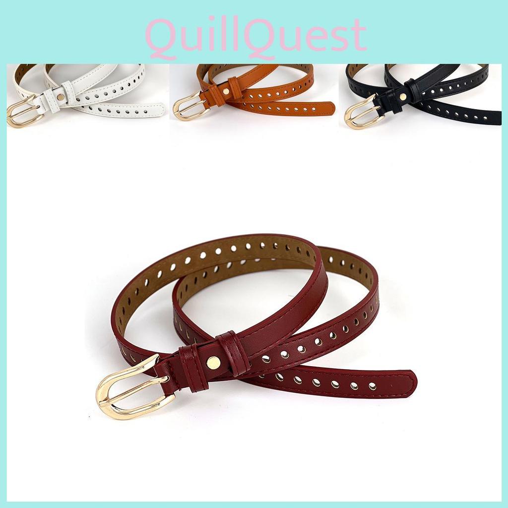 Trendy Women's Belt In Black White Camel Burgundy And Coffee Colors Ideal For Everyday Fashion