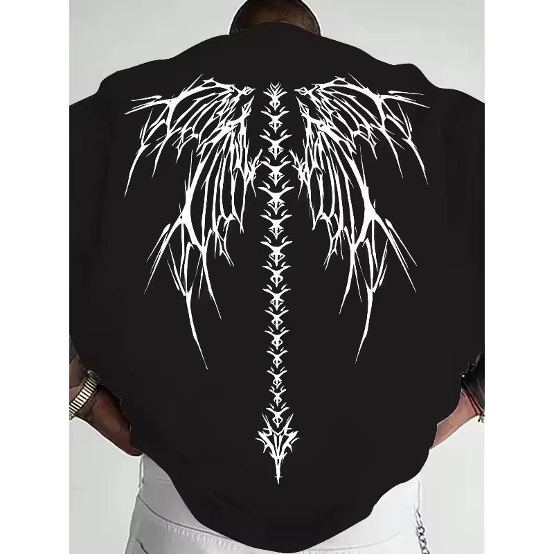 American Style Dark Gothic Printed Men's T shirt for Summer, New Unisex Casual T shirt