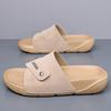 Men's Large Size Beach Sandals Lightweight Outdoor Slides Casual Summer Slippers for Travel Garden Daily Wear Travel Walking