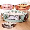 Pet Cats Tunnel Bed Interactive Play Toy Mobile Collapsible Cats Bed Removal Tunnels Tube Indoor Toys Kitten Exercising Product