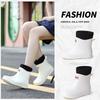 Japanese New Medium Tube Rain Shoes Women's Fashion Water Shoes Outer Wear Medium Tube Water Shoes Adult Short Rain Boots