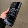 Черный спортивный автомобиль Печать Мягкий ТПУ Чехол для телефона Для iPhone 17 Air 16 e 15 14 13 12 11 Pro Max Plus Mini SE 2020 2022 Мягкая обложка