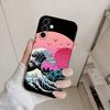 G-Большая волна у Канагавы Чехол для телефона для Samsung Galaxy A73, A72, A71, A70, A53, A52, A51, Другие Мягкий черный чехол