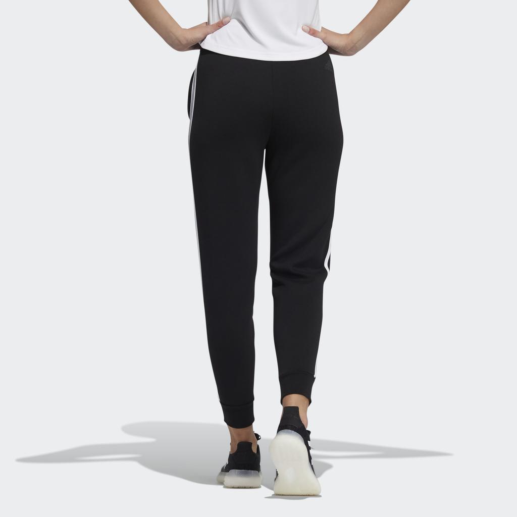 Adidas Essentials Fleece Tapered Cuff Pants Women Bottoms Black H09691