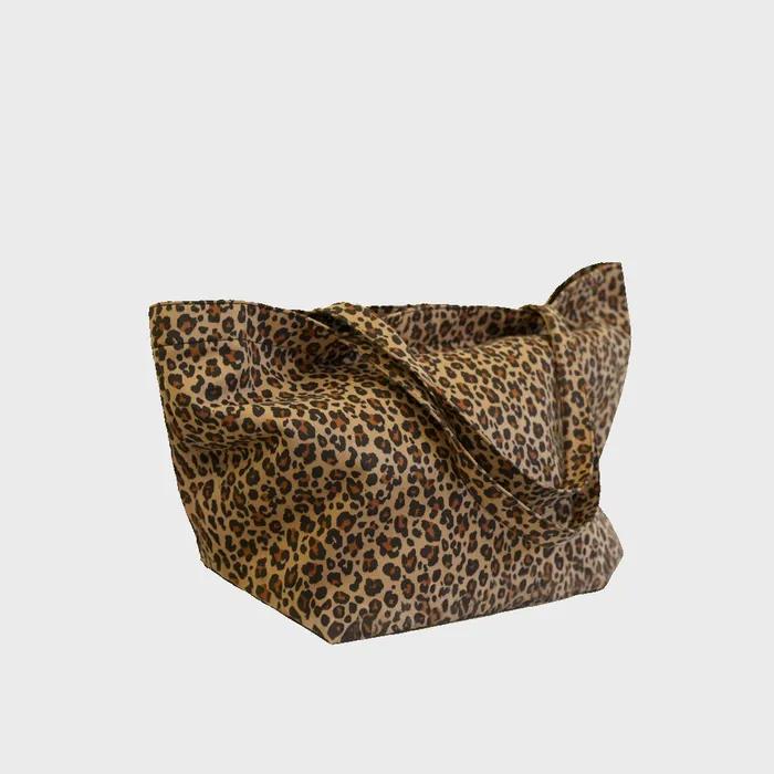 [Influencer PICK][10th Reorder] Levre Leopard Smoothy Easy Shoulder Bag Beige