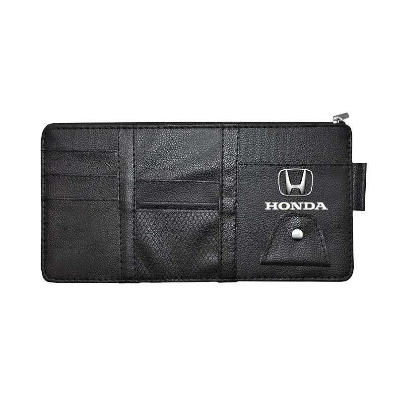 2025 Hot Car Sun Visor Point Type Multi-function Storage Bag Car Accessories For Honda Civic Accord Crider City XRV CRV HRV Insp