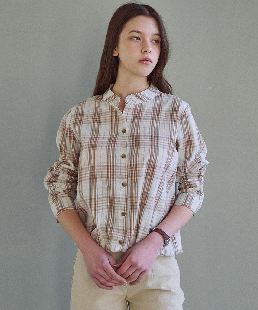 LUSIDA Red Check String Shirt