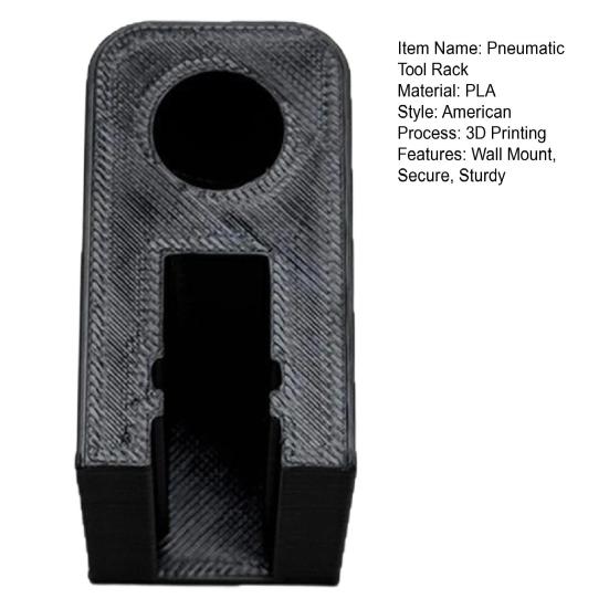 Pneumatic Tool Rack 3D Printed Wall Mounted Air Tool Hanger Organizer for Garage Shop Storage Organization