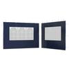 Party Tent Side Walls 2 Pieces with Windows PE Blue