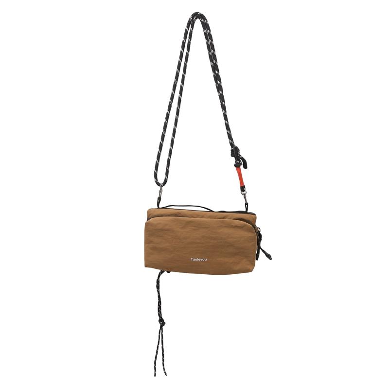 Unisex Sports Messenger Bag Large Capacity Shoulder Bag for Men Women, Durable Nylon Hiking Travel Backpack