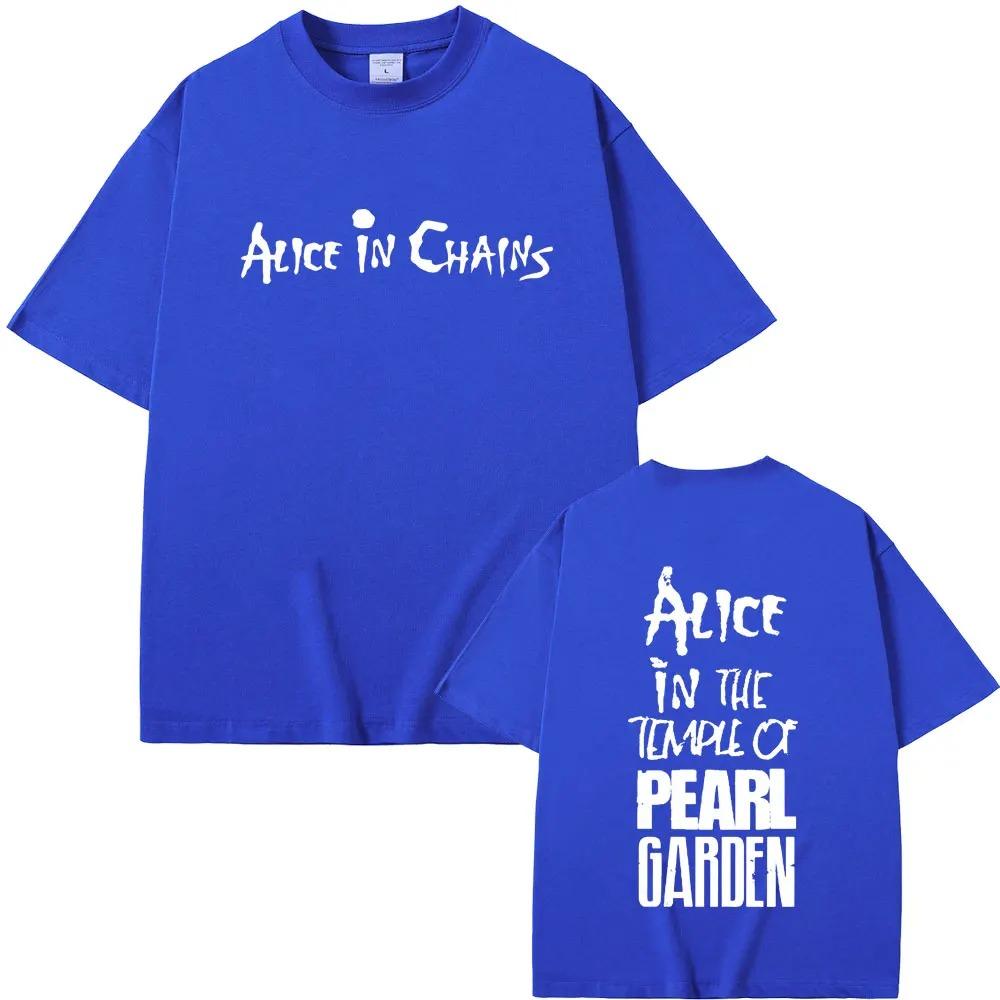 Alice in Chains AIC Band TShirt 1987 Grunge Rock Gothic Punk Hip Hop Oversized Unisex Cotton Graphic Tee Dirt Jar Sleeve