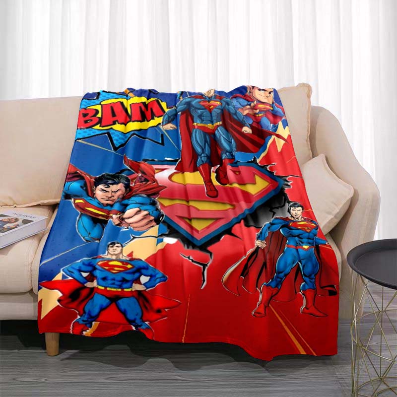 2026 New Superman Character Poster Blanket, Comfortable Home Blanket, Ideal Gift for Fans.