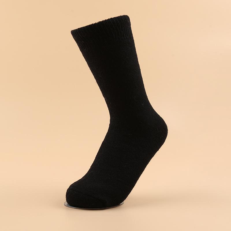 Супер толстые мужские шерстяные носки, теплые зимние носки, термоноски из кашемира и флиса Marino, толстые плюшевые носки для мужчин и женщин
