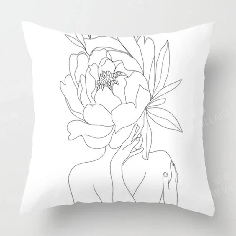 Скандинавский Осенний Домашний Декор Осеннее Украшение Наволочка для Подушки Диванная Наволочка Современная Гостиная