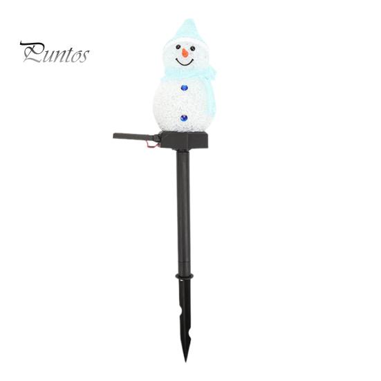 Снеговик Солнечный Светильник Светодиодный Солнечный Светильник Снеговик Водонепроницаемый Светильник Снеговик для Сада Патио Газон Рождественский Декор