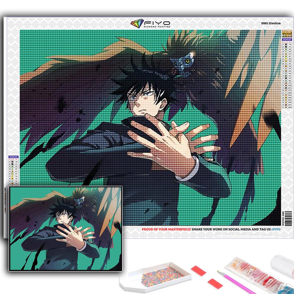 5D DIY Алмазная вышивка Дзюдзюцу Кайсен Алмазная картина Мозаика Украшение дома
